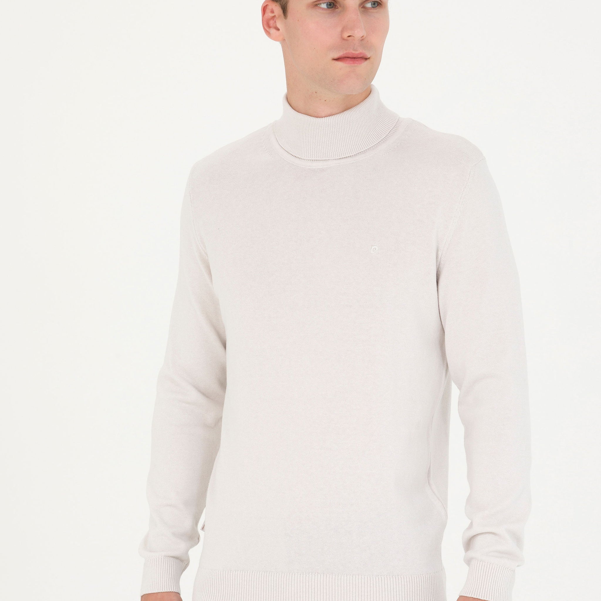 Stone Slim Fit Turtleneck Basic Knitwear Sweater