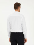 White Oxford Slim Fit Long Sleeve Shirt
