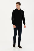 Men's Black Basic Sweatshirt