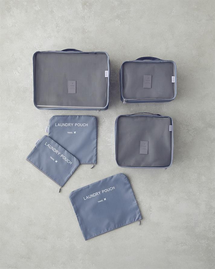 Blare 6 Pcs Organizer Set Grey