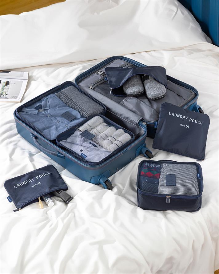 Blare 6 Pcs Organizer Set Navy