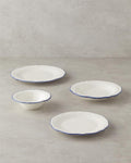 Blue Way Porcelain Dinner Set 24 Pieces 6 Seater Blue