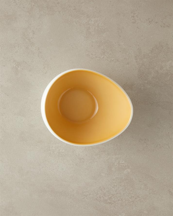 Boho New Bone China Bowl Yellow