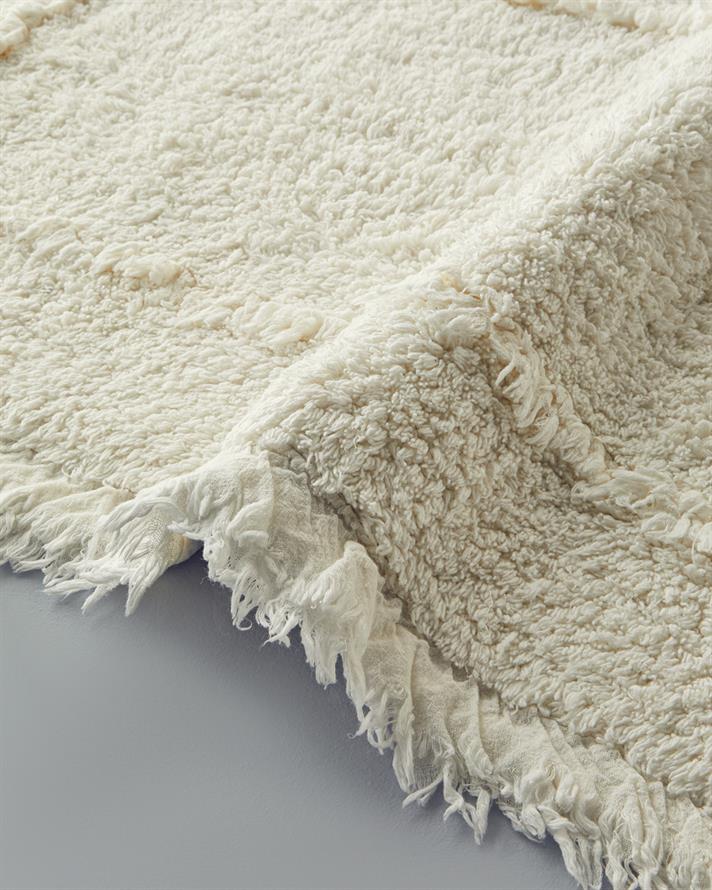 Bona Cotton Bath Mat Set 60x90 + 40x60 cm Ecru