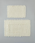 Bona Cotton Bath Mat Set 60x90 + 40x60 cm Ecru