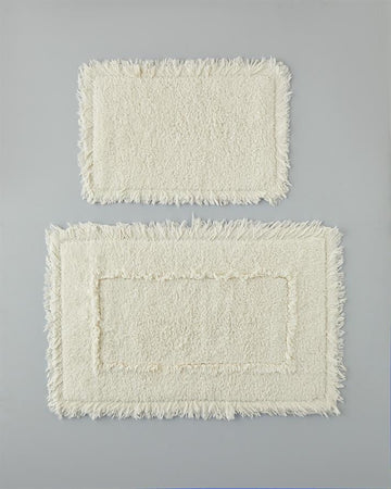 Bona Cotton Bath Mat Set 60x90 + 40x60 cm Ecru