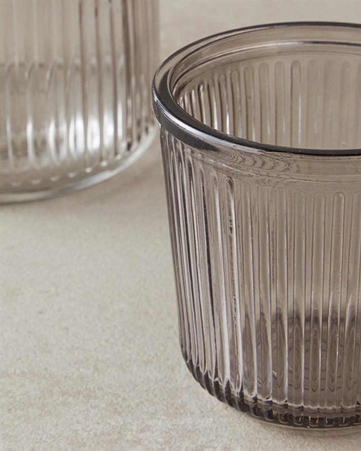 Botelya Glass Bedside Pitcher Anthracite