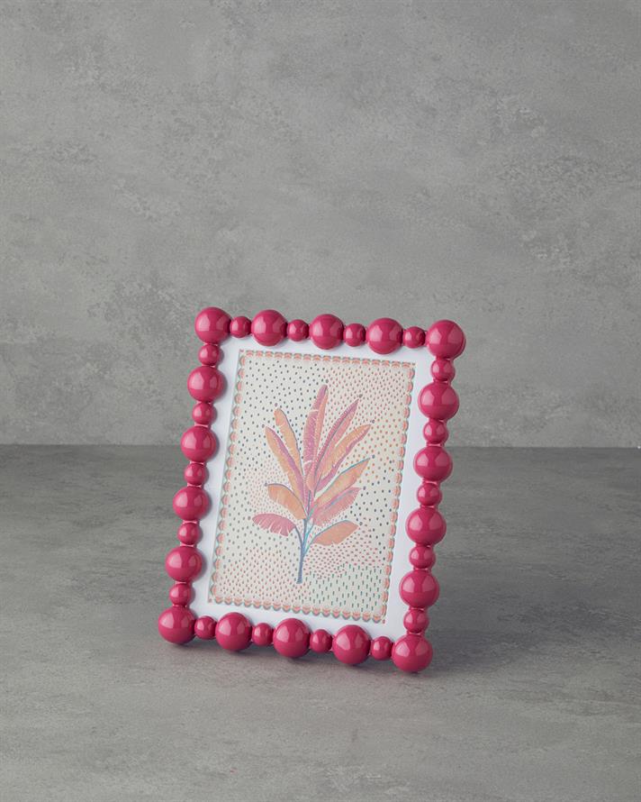 Bubble Decorative Frame Fuchsia