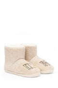 Women's Beige Slippers