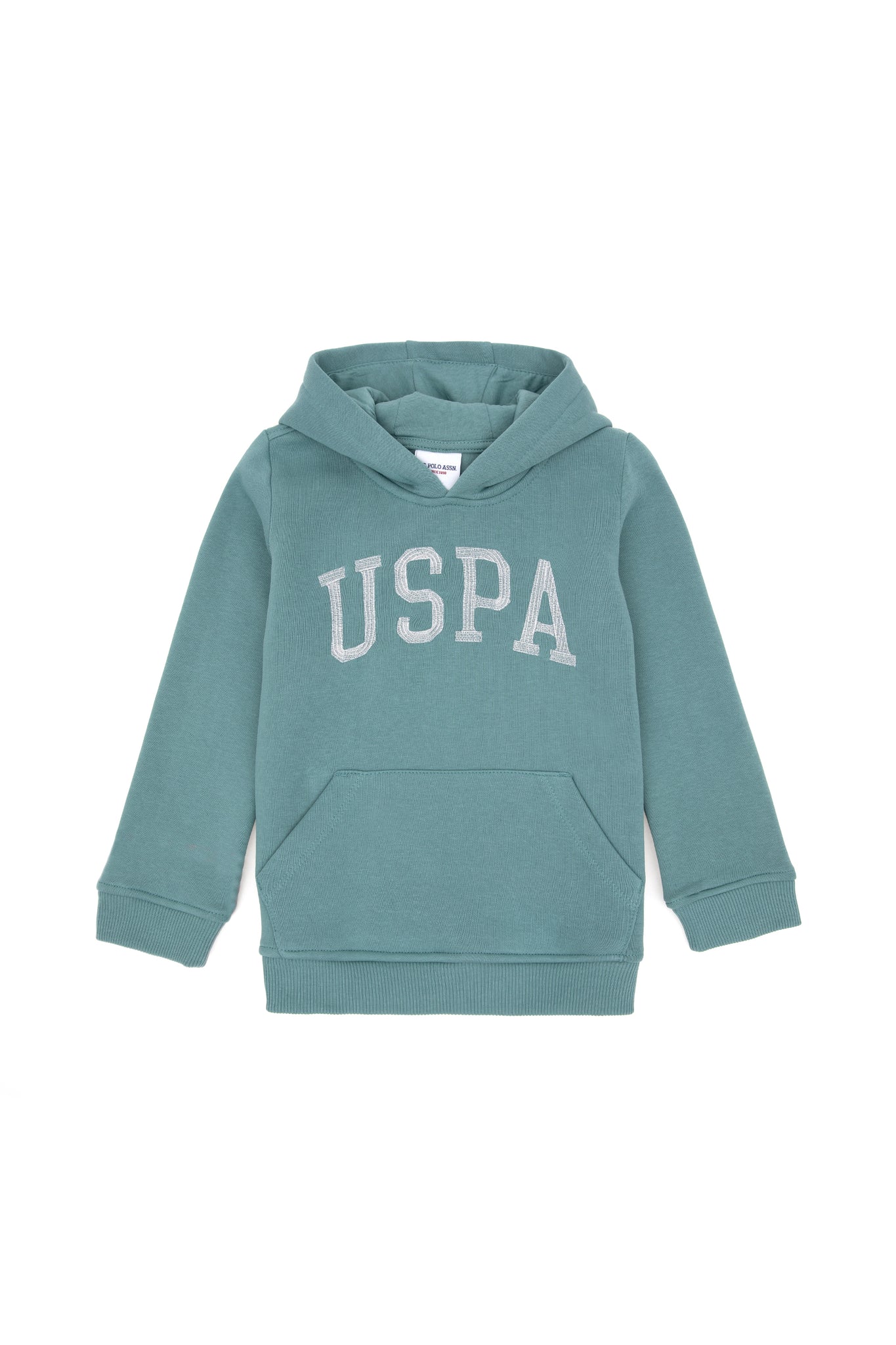 Girls' Mint Basic Hooded Sweatshirt