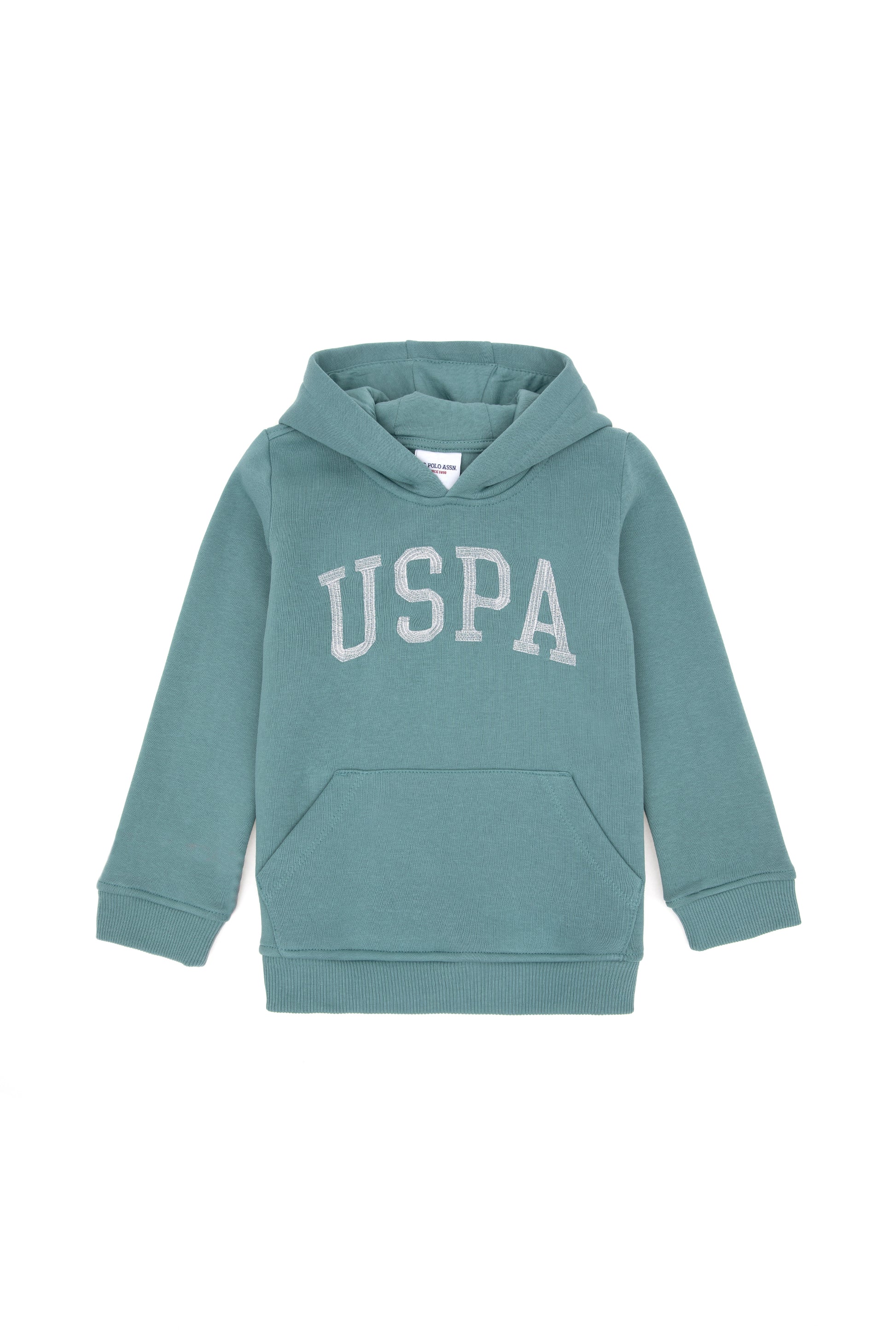 Girls' Mint Basic Hooded Sweatshirt