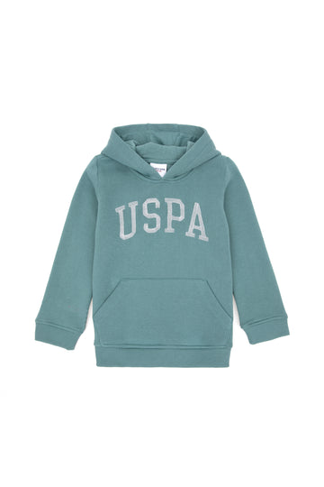 Girls' Mint Basic Hooded Sweatshirt