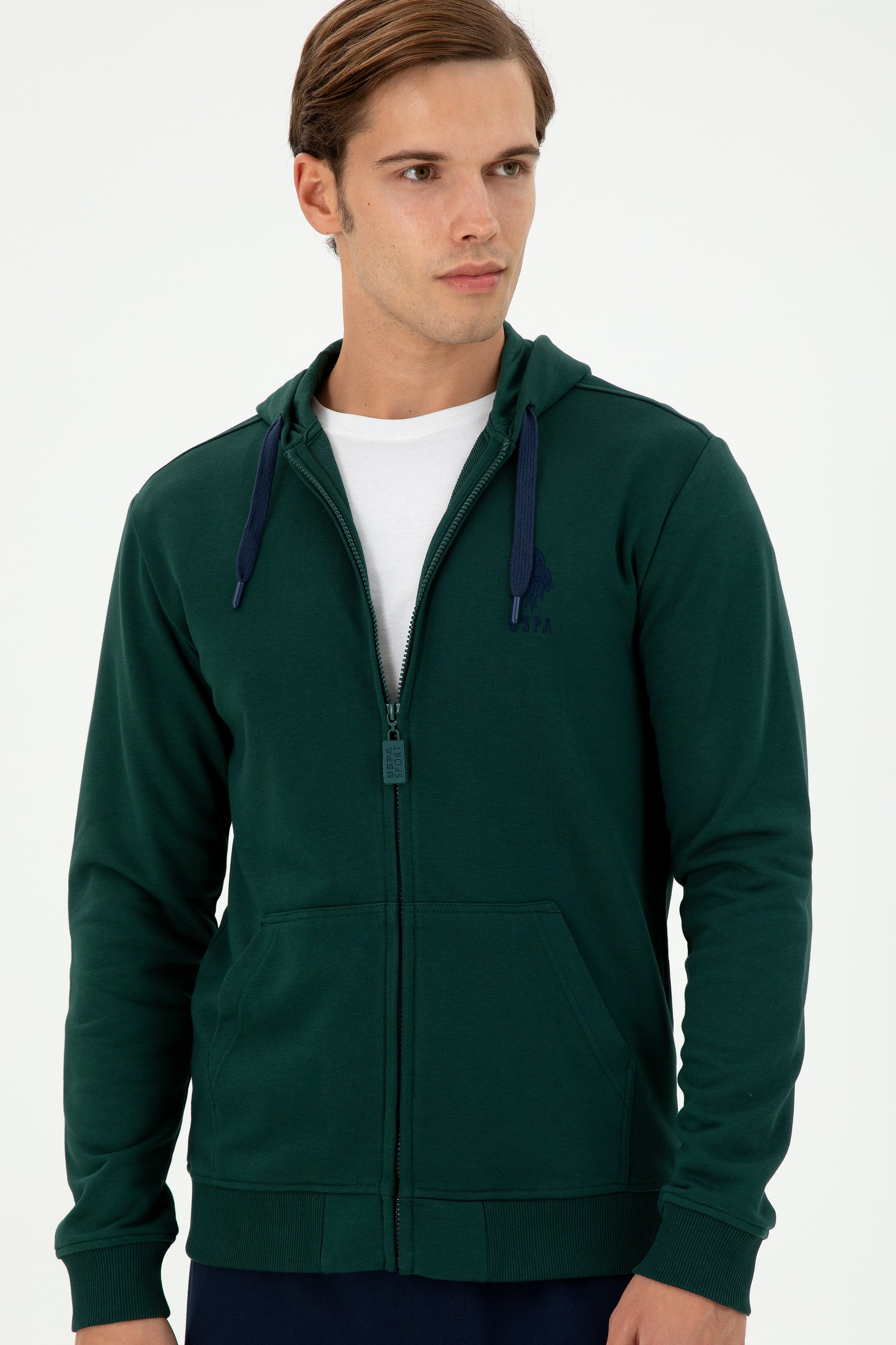Men's Dark Green Knitted Cardigan
