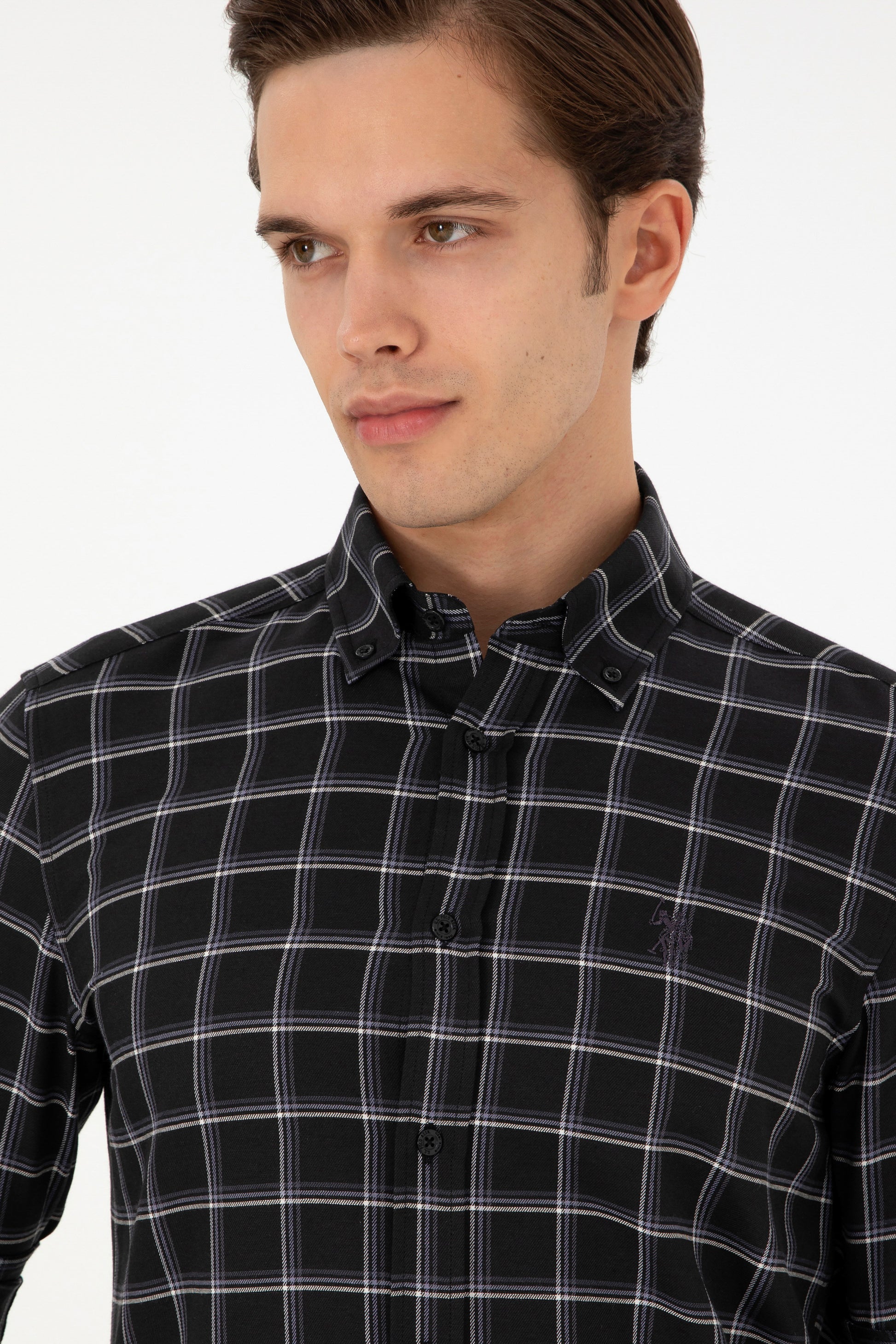 Men's Black Long Sleeve Shirt