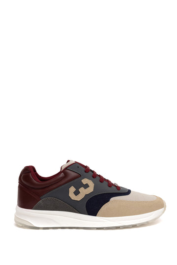Men's Burgundy Sneakers