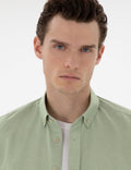 Green Regular Fit Long Sleeve Shirt