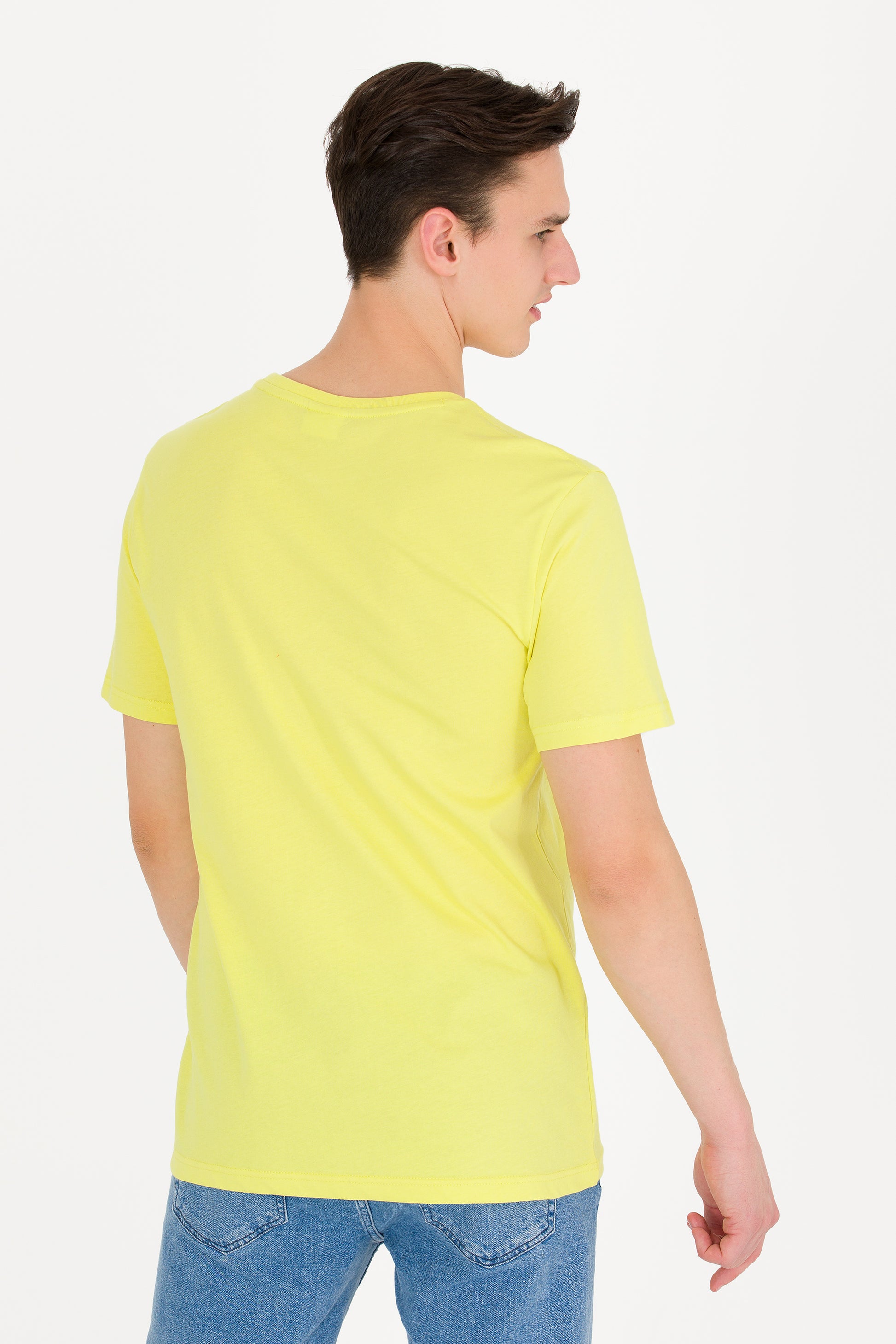 Men's Citron Basic Crew Neck T-Shirt