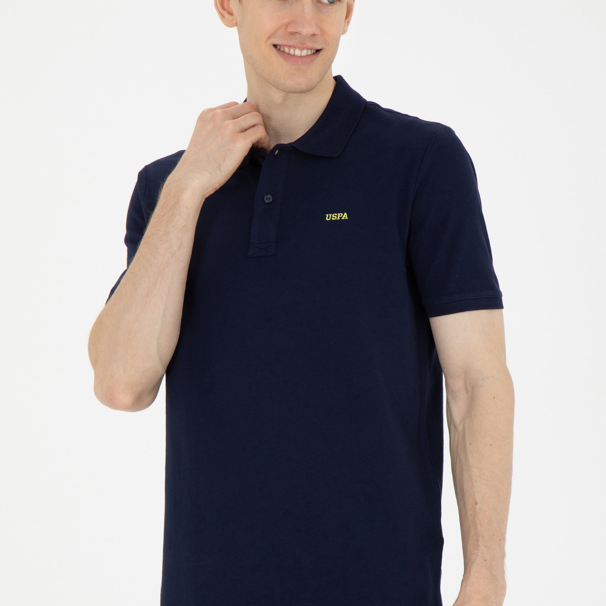 Men's Navy Blue Basic T-Shirt