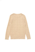 Boy's Sand Basic Crew Neck Sweater