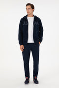 Men's Navy Blue Knitted Cardigan