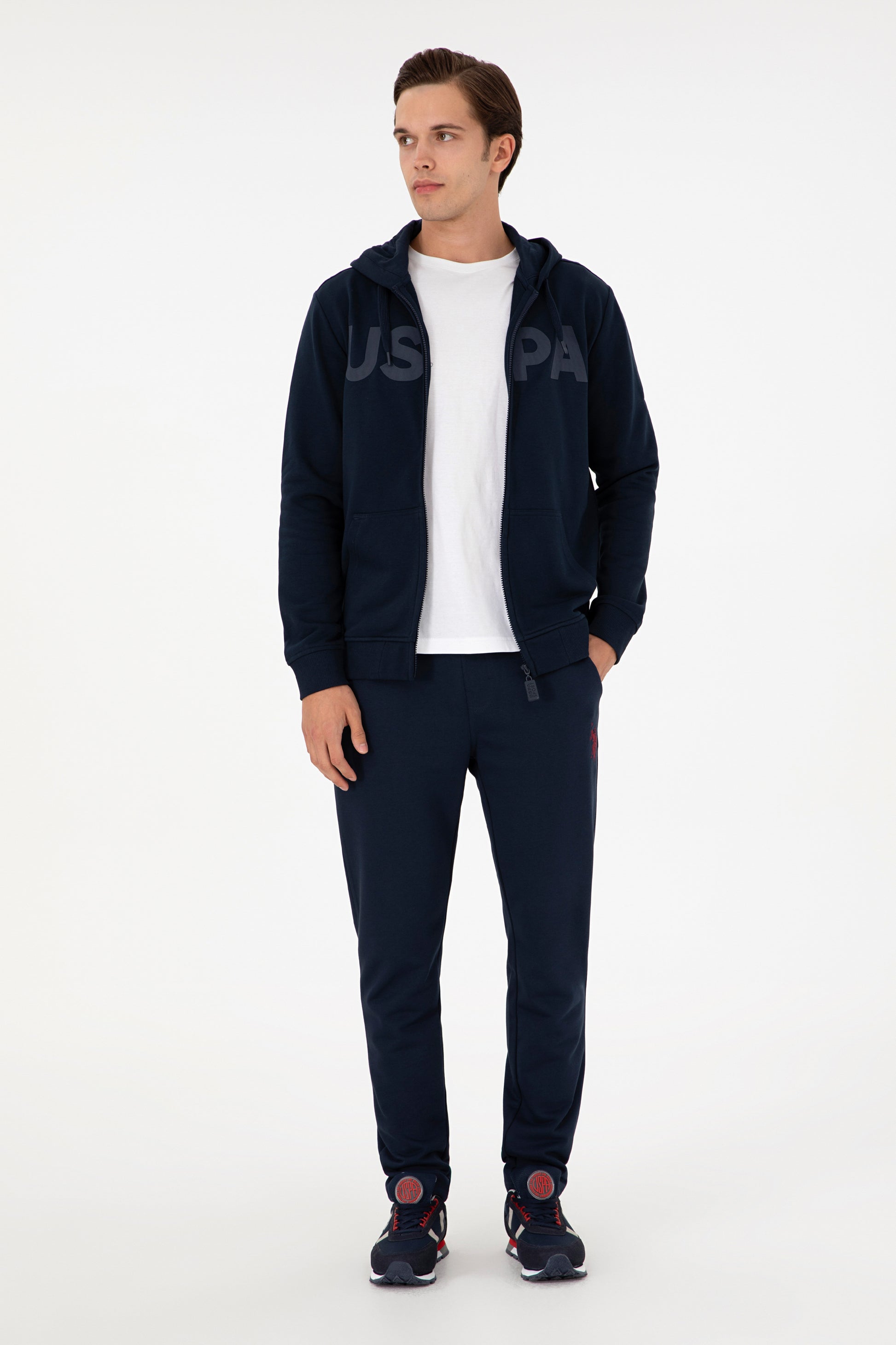 Men's Navy Blue Knitted Cardigan