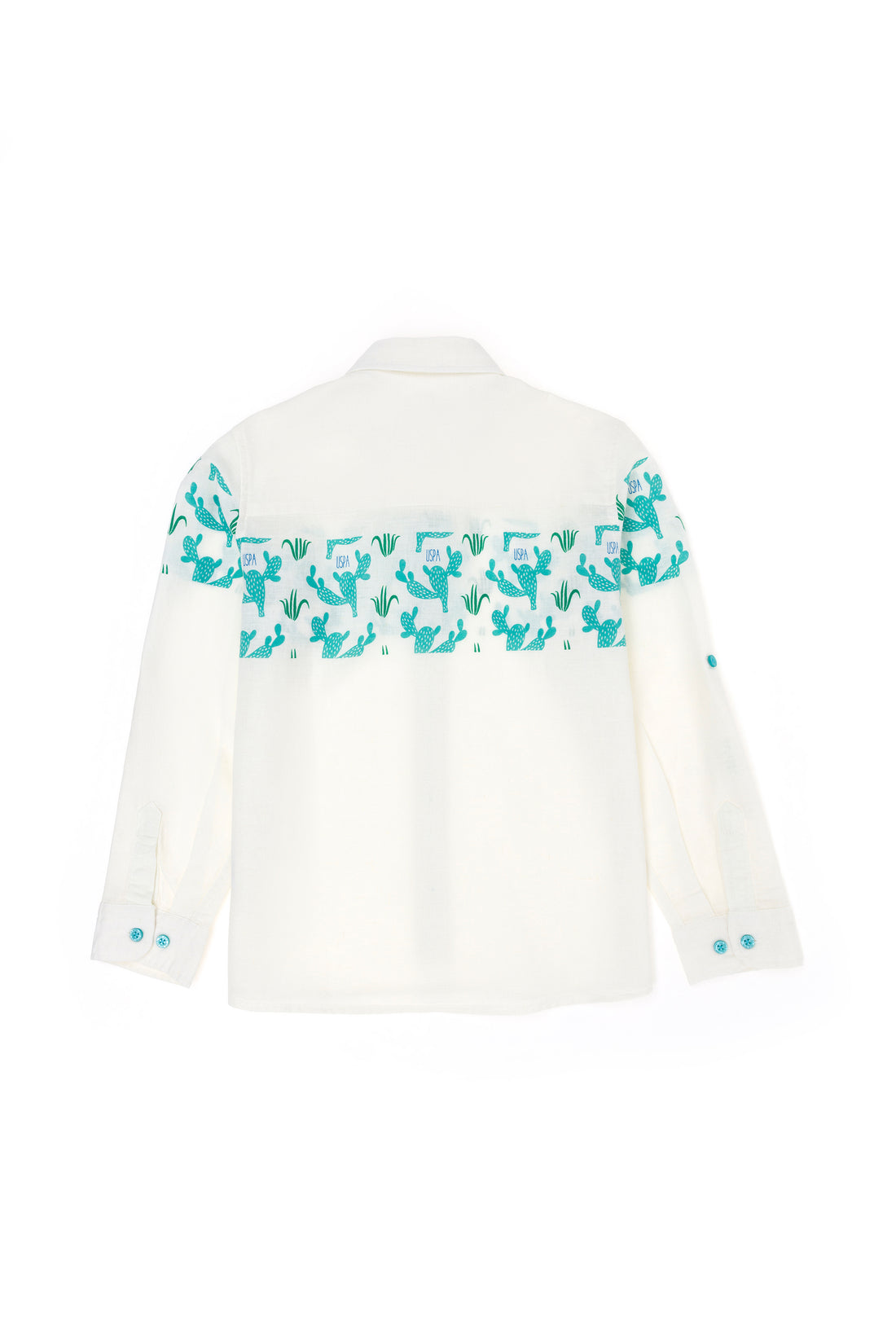 Boy's Mint Long Sleeve Shirt
