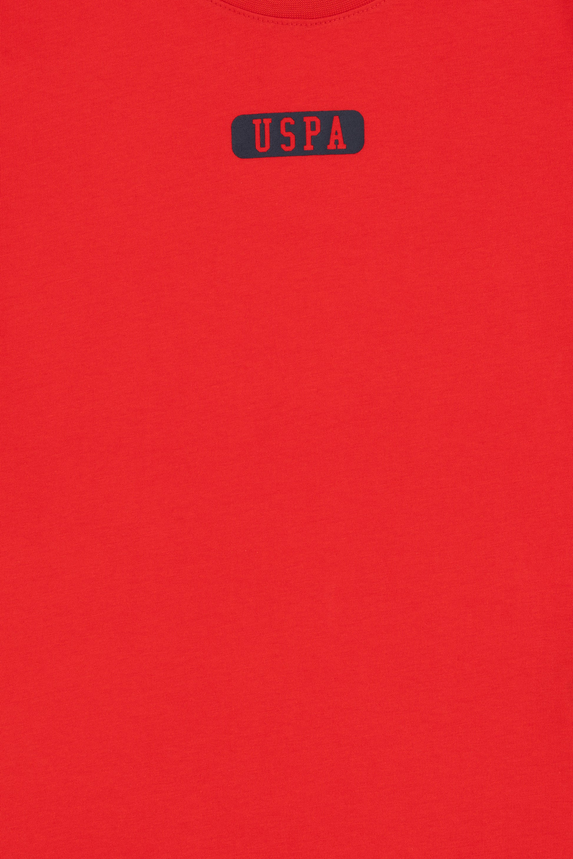 Boy's Red Oversize Crew Neck T-Shirt