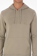 Men's Light Khaki Basic Sweatshirt