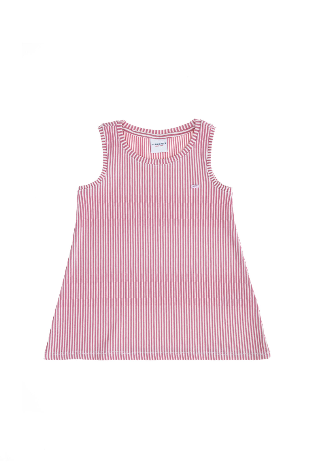 Girls' Pink Crew Neck T-Shirt