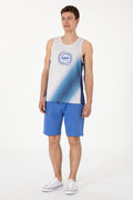 Men's Regular Fit Crew Neck Light Grey T-Shirt