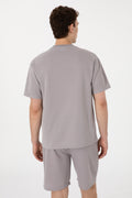 Men's Comfort Fit Crew Neck Dark Grey T-Shirt