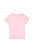 Boys' Light Pink Basic Crew Neck T-Shirt