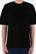 Men's Comfort Fit Crew Neck Black T-Shirt