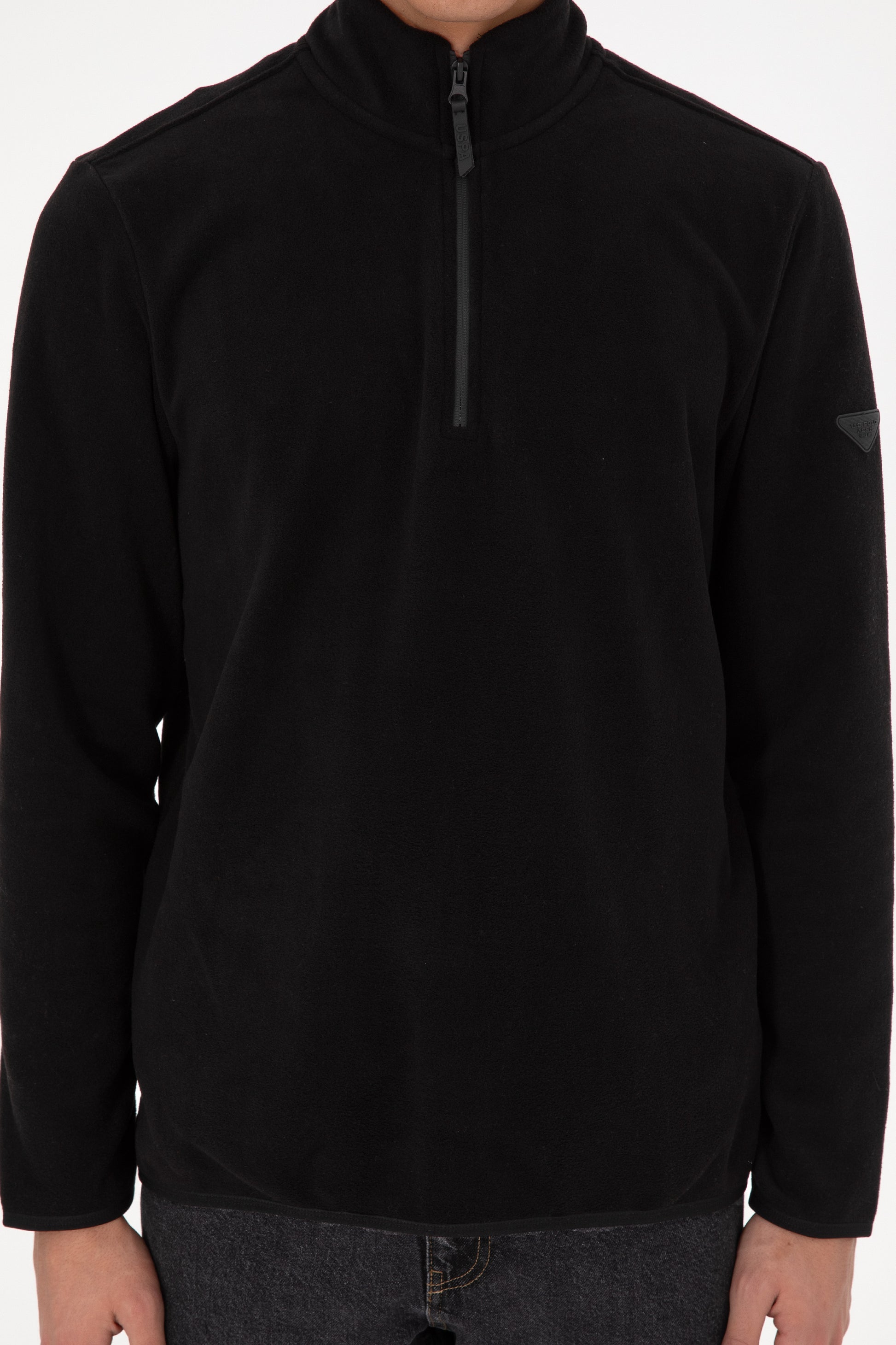 Men's Black Basic Sweatshirt