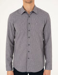 Anthracite Slim Fit Long Sleeve Shirt