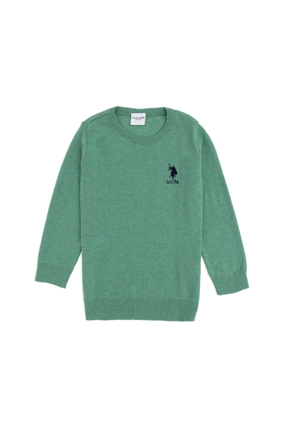 Girl's Mint Basic Sweater