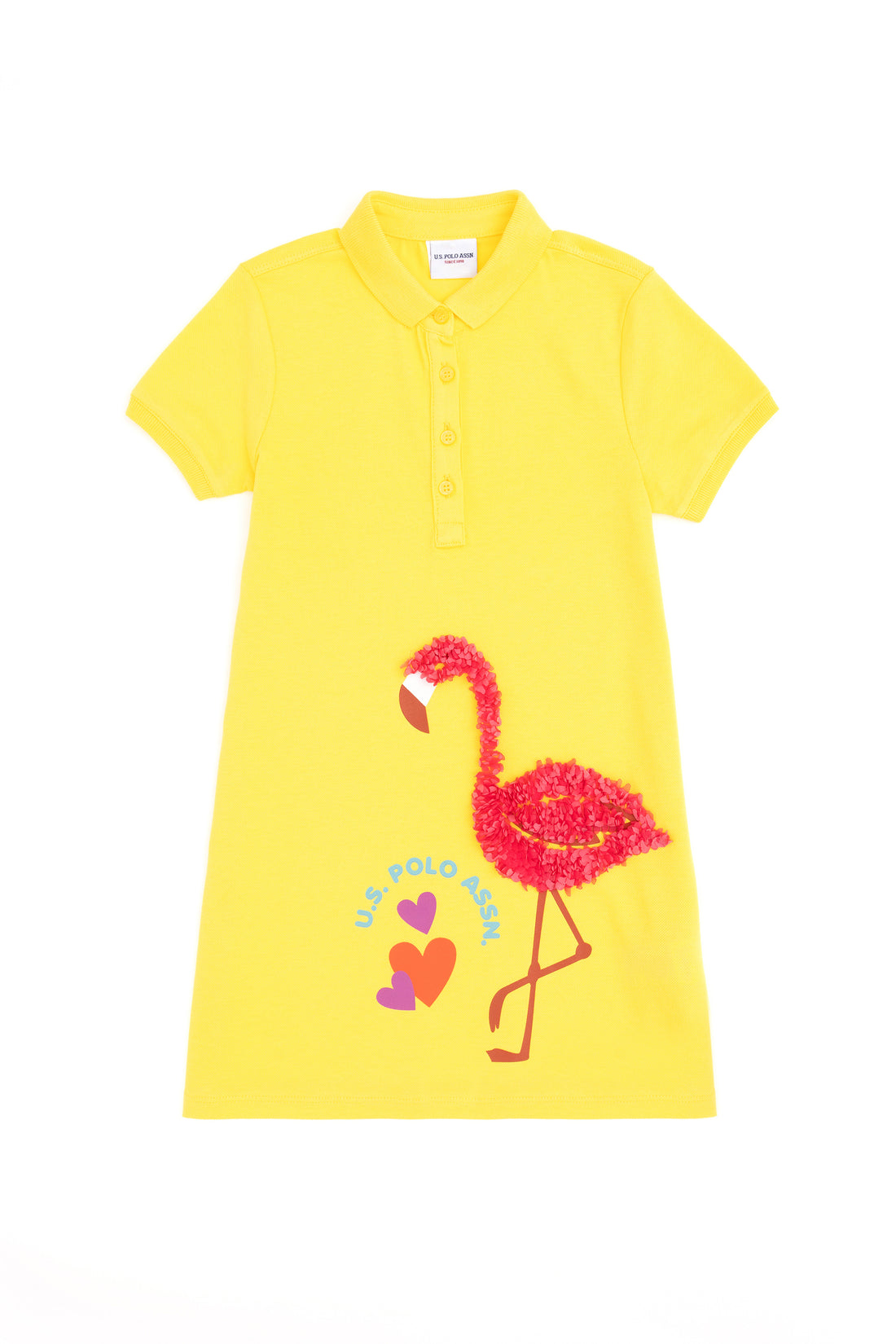Girl's Yellow Knitted Dress