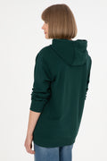 Men's Dark Green Basic Sweatshirt