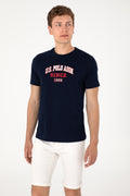 Men's Regular Fit Crew Neck Navy T-Shirt
