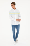 Men's Mint Long Sleeve Shirt