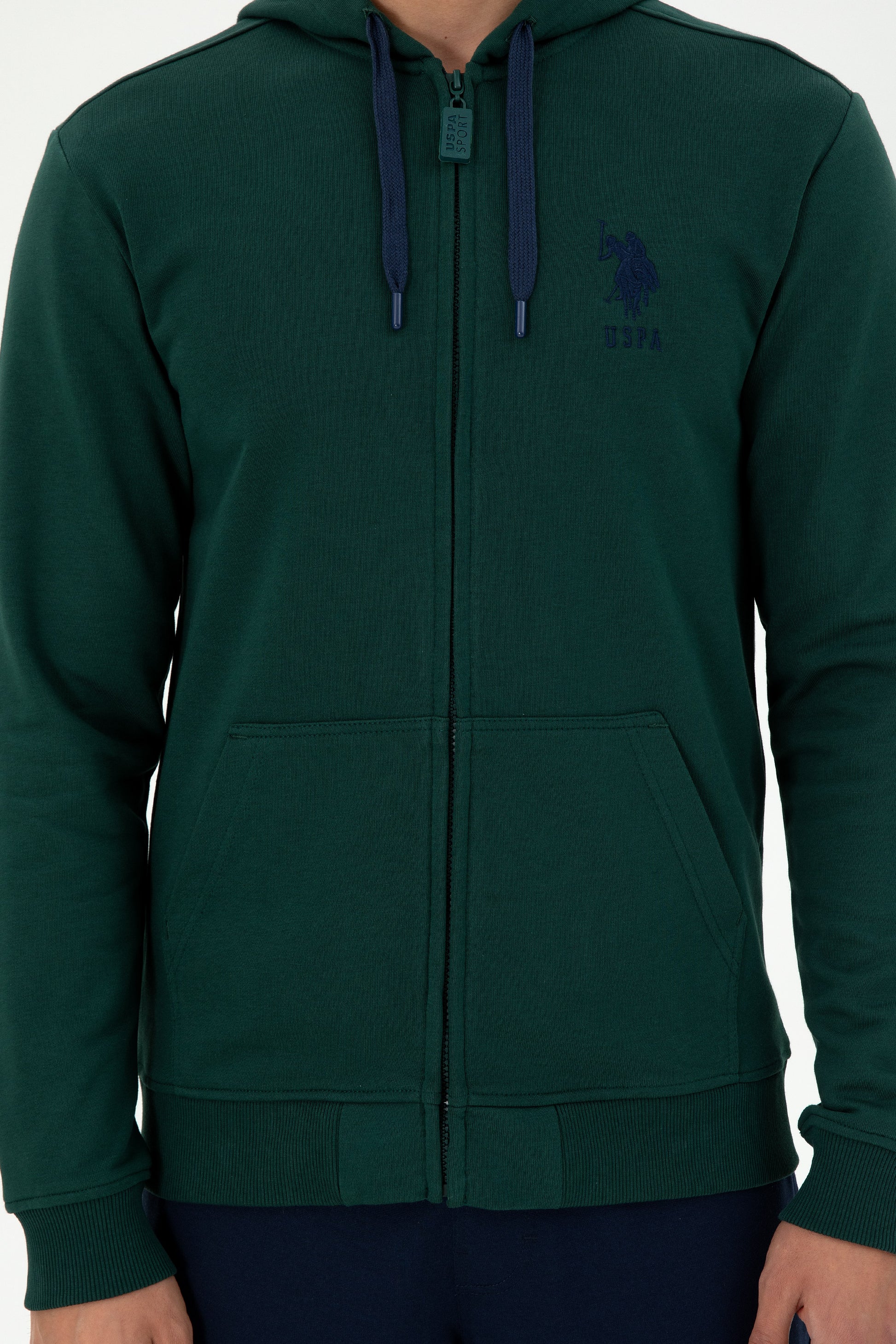 Men's Dark Green Knitted Cardigan