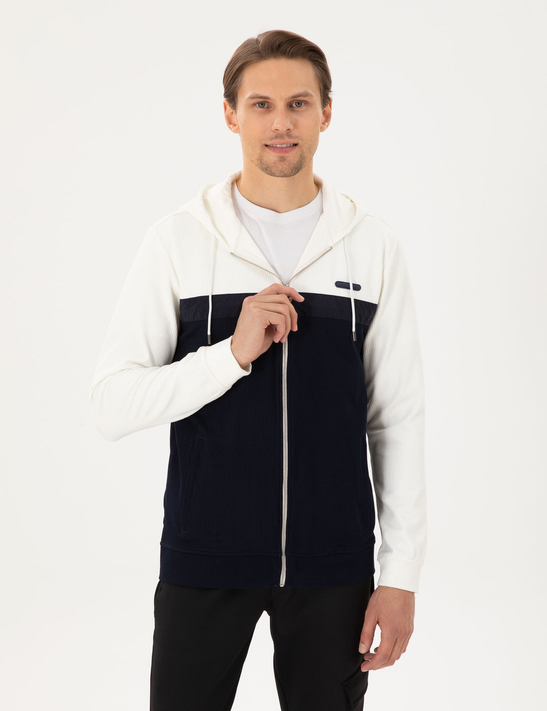 Ekru Regular Fit Örme Hırka