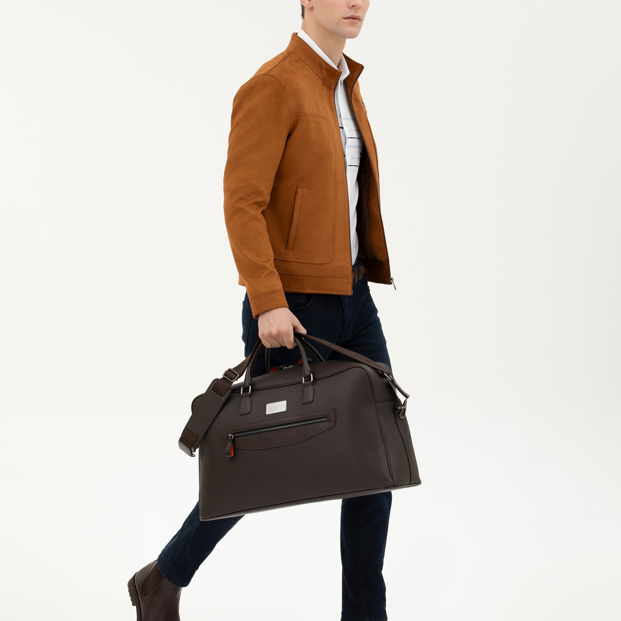 Men's Brown Sports Bag