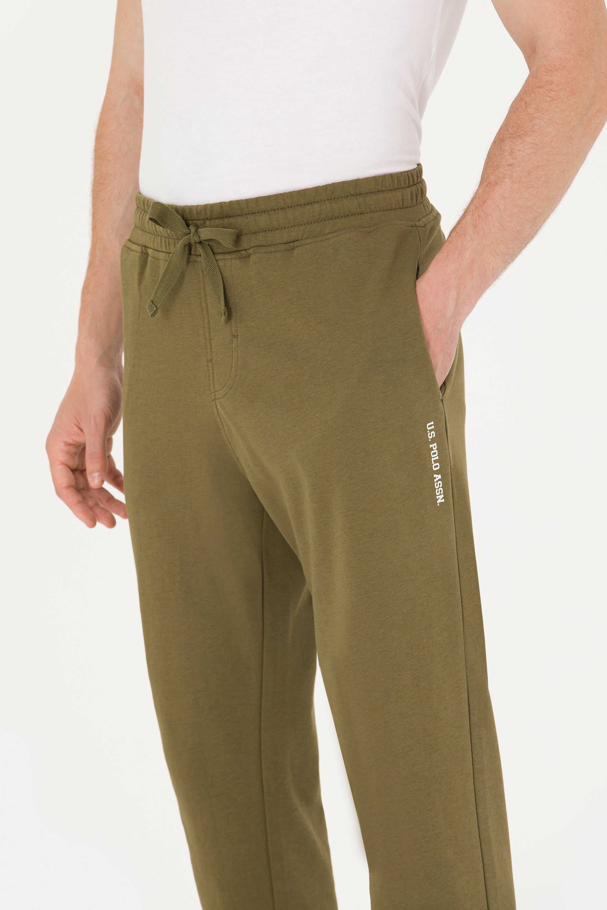 Men's Khaki Sweatpants