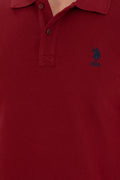 Men's Burgundy Basic T-Shirt