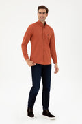 Men's Tile Long Sleeve Basic Shirt