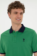 Men's Green Basic T-Shirt