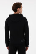 Men's Black Knitted Cardigan