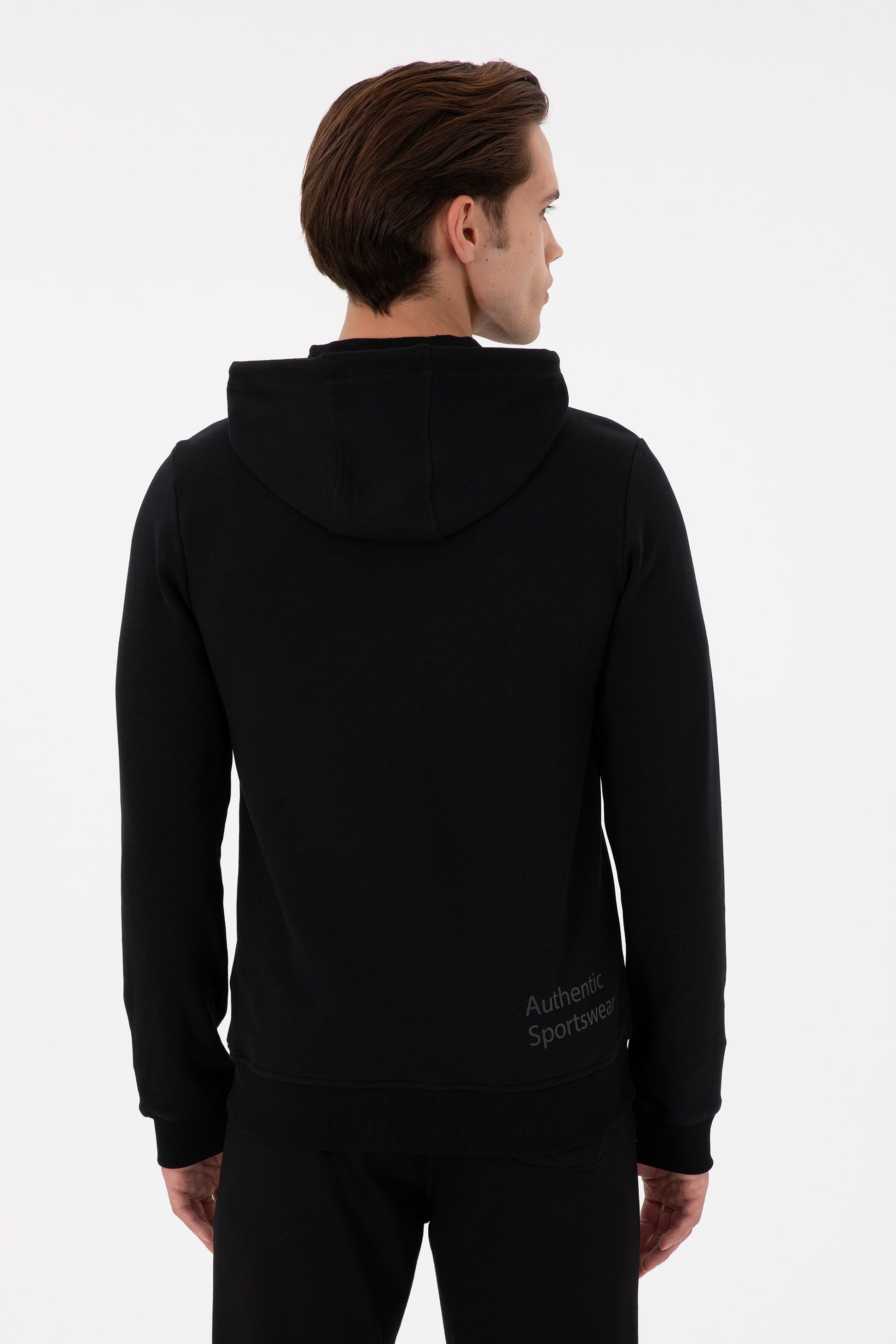 Men's Black Knitted Cardigan