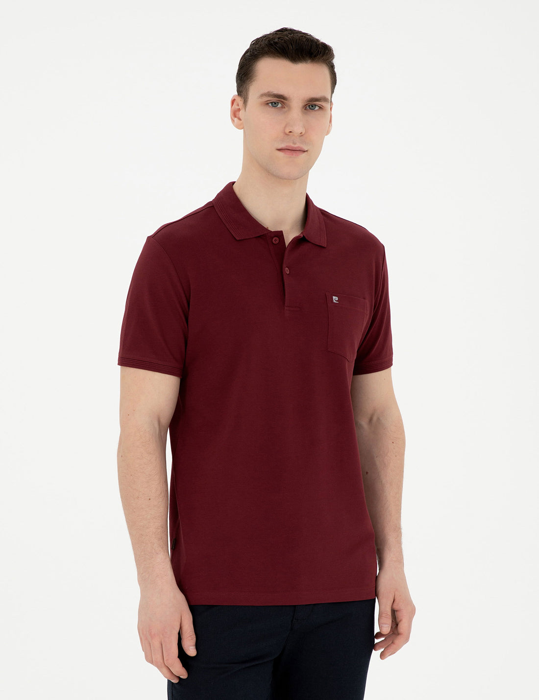 Burgundy Regular Fit Basic T-Shirt